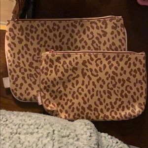 Ipsy small and large makeup bag